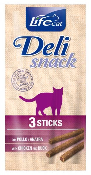 Lifecat Deli Snack Chicken&Duck Sticks 15g (3x5g)