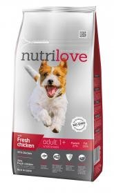 Nutrilove pes Adult Small fresh kuřecí, granule 8 kg