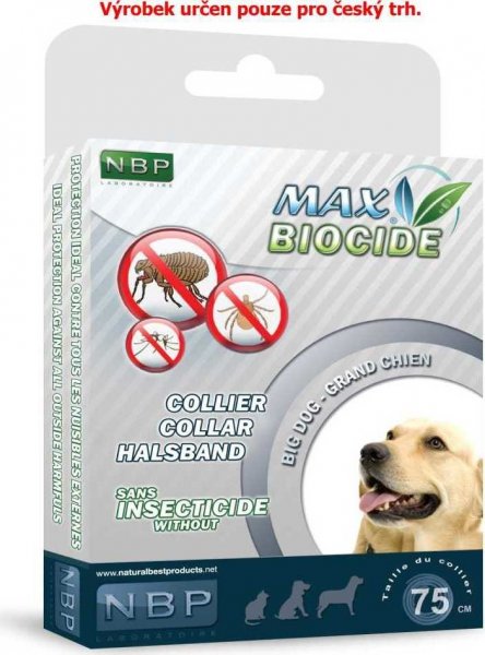 Max Biocide Collar Dog repelentní obojek, pes 75 cm