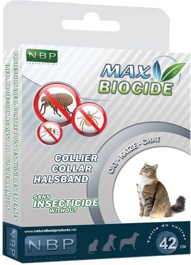 Max Biocide Collar Cat repelentní obojek, kočka 42 cm