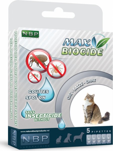 Max Biocide Spot-on Cat  5x1ml