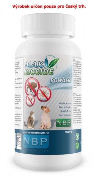 Max Biocide Powder 100g antiparazitní pudr-pes,kočka