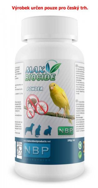 Max Biocid Bird Powder antiparizitní pudr, pták 100 g