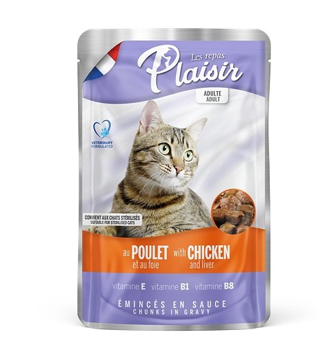 Plaisir Cat kuřecí + játra 100 g