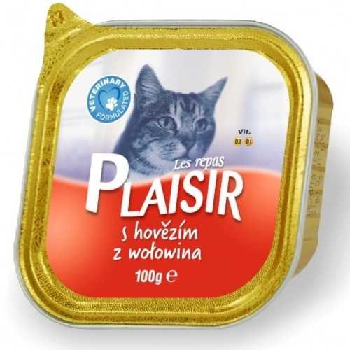 Plaisir Cat hovězí, vanička 100 g