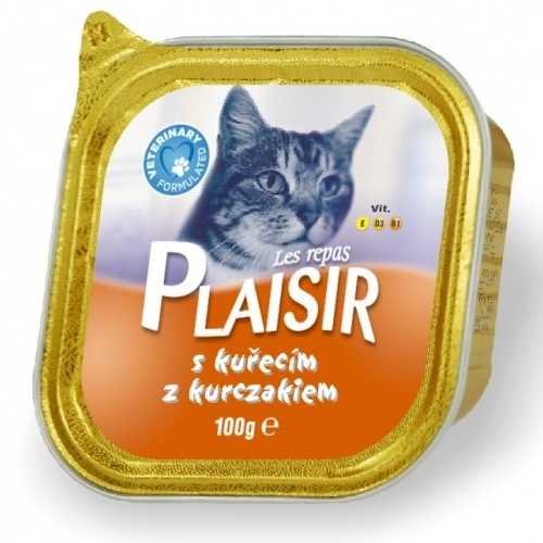 Plaisir Cat kuřecí, vanička 100 g