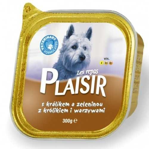 Plaisir Dog vanička 300g králičí