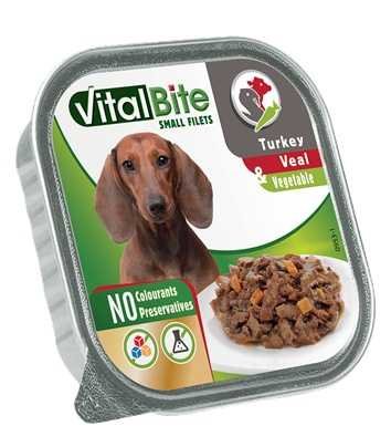 VitalBite vanička masové ragou s telecím, krůtím a zeleninou 150g