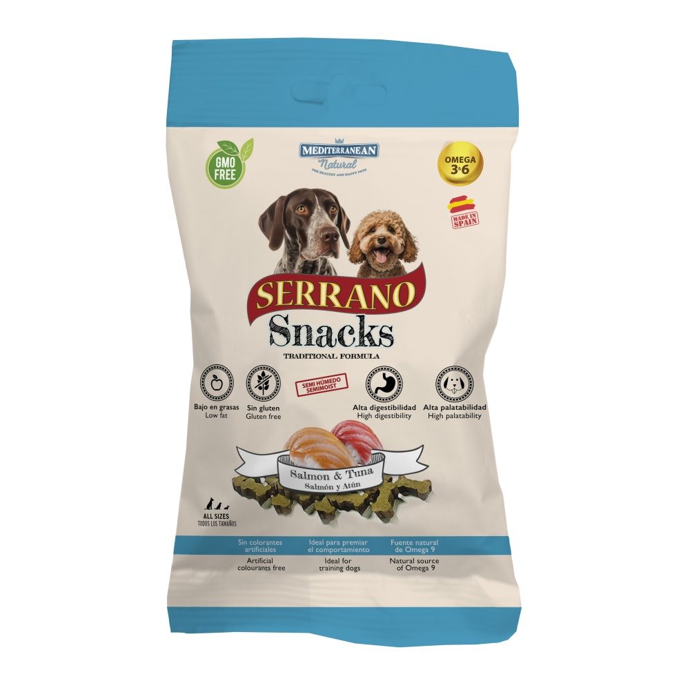Serrano Snack Dog Salmon & Tuna 100 g