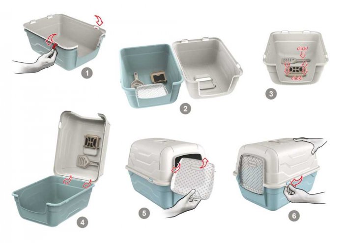 WC RotoToilet 52x40x40 s filtrem a lopatkou