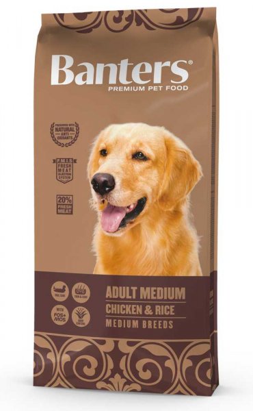Banters Adult MEDIUM Chicken&Rice 15kg