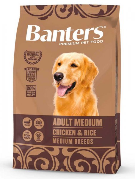 Banters Adult MEDIUM Chicken&Rice  3kg
