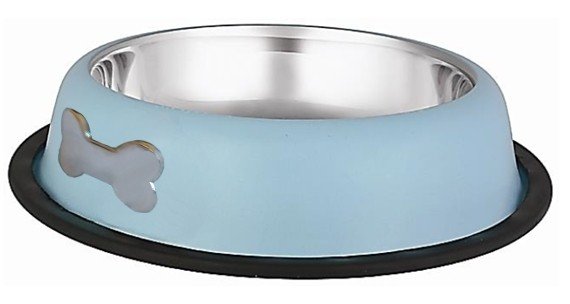 Miska nerez stabilní znak kosti světele modrá 0,78 l