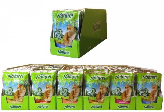 Naturel cat pouches SALMON 100g