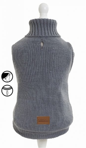 Svetr MOSCOW šedý 25cm