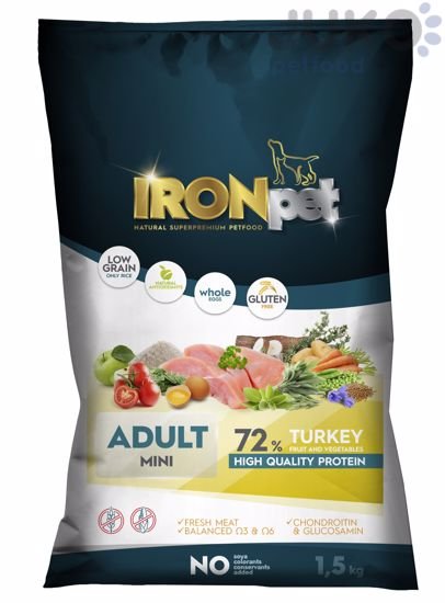 IRONpet TURKEY Mini Adult 1,5kg