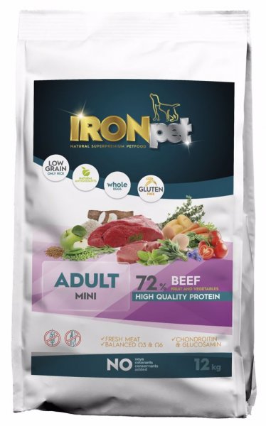 IRONpet BEEF Mini Adult 12kg