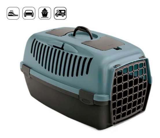 Gulliver 2 plastová dvířka, šedo-modrá