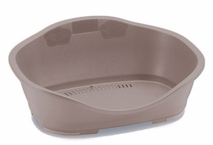 Pelíšek plast 5 světle hnědá 96x68x37,5