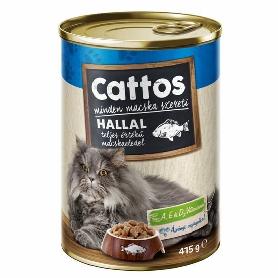 Cattos Cat rybí, konzerva 415 g