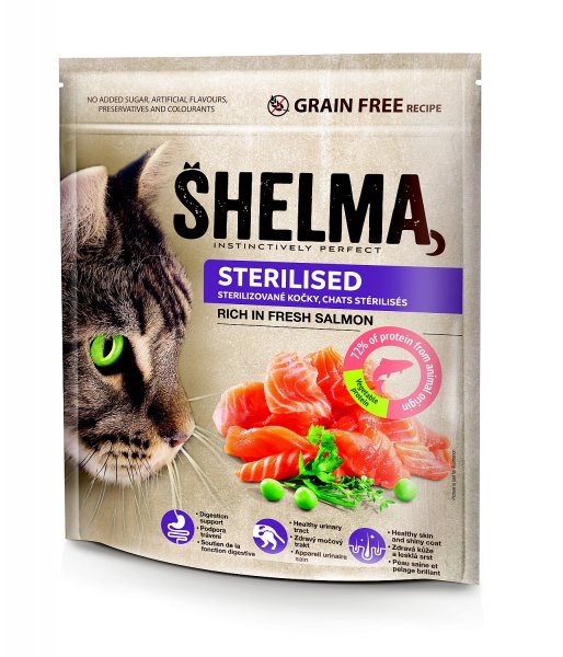 Shelma cat Freshmeat Sterilised salmon grain free 750g