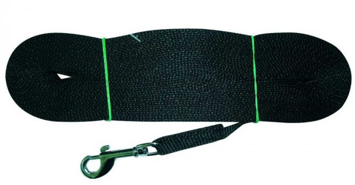 Stopovačka popruh černá šířka 20 mm, délka 12 m