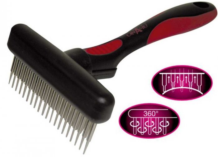 Hřeben hrábě OTOČNÉ hroty VANITY