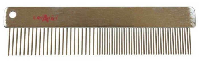 Hřeben kovový VANITY-4x15,7cm