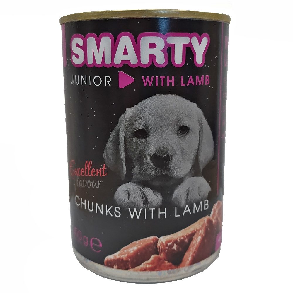 SMARTY chunks  JUNIOR DOG 410g lamb