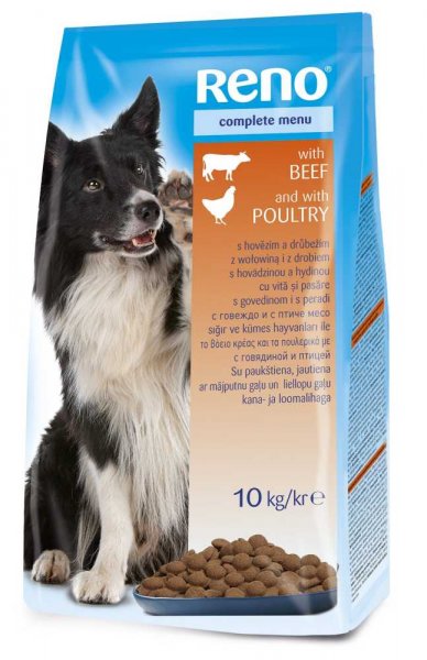RENO granule DOG 10kg hovězí+drůbeží