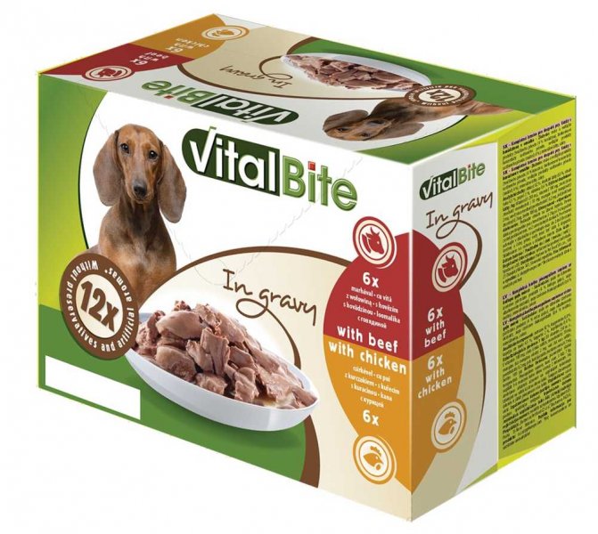 VitalBite pes hovězí & kuřecí, kapsa 85 g (12 ks)
