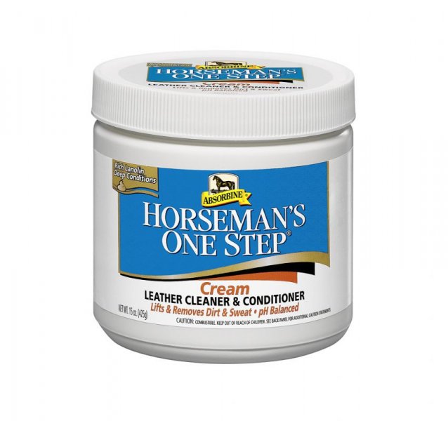 Absorbine Horsemans one step cream čistící balzám na kožené výrobky 425 g