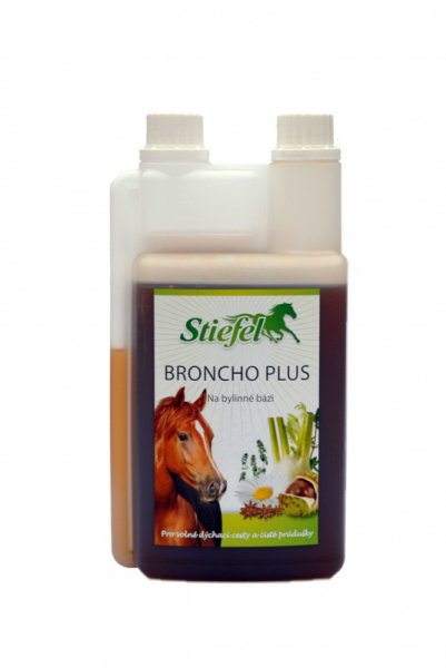 Stiefel Broncho Plus pro volné dýchací cesty a průdušky, láhev s dávkovačem 1 l