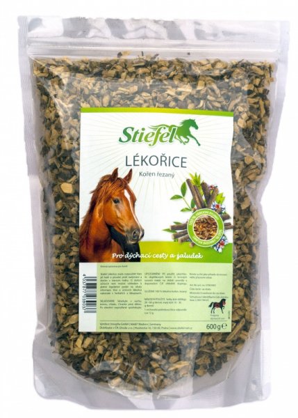 Stiefel Lékořice kořen pro dýchací cesty a zažívání, proti křečím ve střevech, sáček 500 g