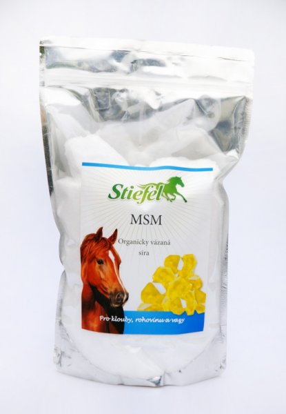 Stiefel MSM pro zdravé klouby, svaly, šlachy, kůži a srst, balení 1 kg