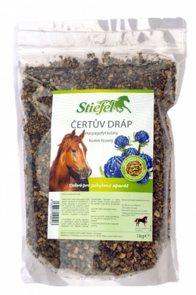Stiefel Čertův dráp, byliny pro zdravý pohybový aparát, sáček 1 kg řezaný
