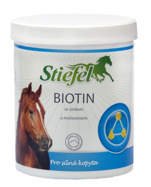 Stiefel Biotin pro kůži, srst a silná kopyta, kyblík 3 kg pelety