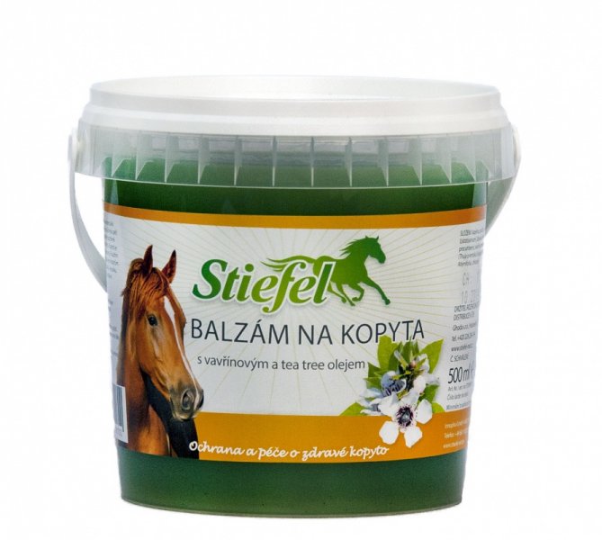 Stiefel Balzám na kopyta, ochrana a péče o strukturu, soudržnost a elasticitu kopyta, balení 500 ml