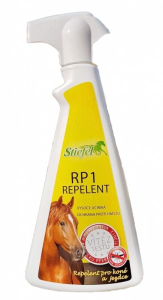 Stiefel Repelent RP1 pro koně a jezdce, láhev s rozprašovačem 500 ml