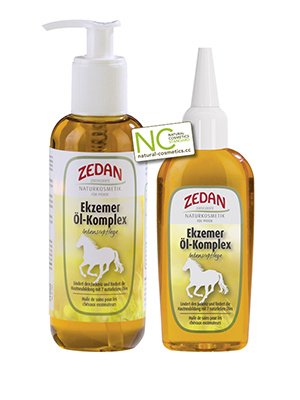 Zedan tišící olej pro koně s letní vyrážkou, lahvička s dávkovačem 250ml