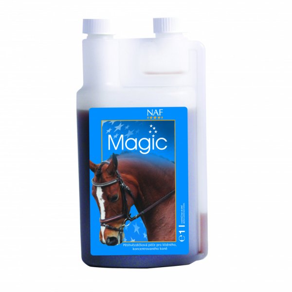 NAF Magic liquid, tekutý přípravek na zklidnění a koncentraci, láhev s dávkovačem 1000ml