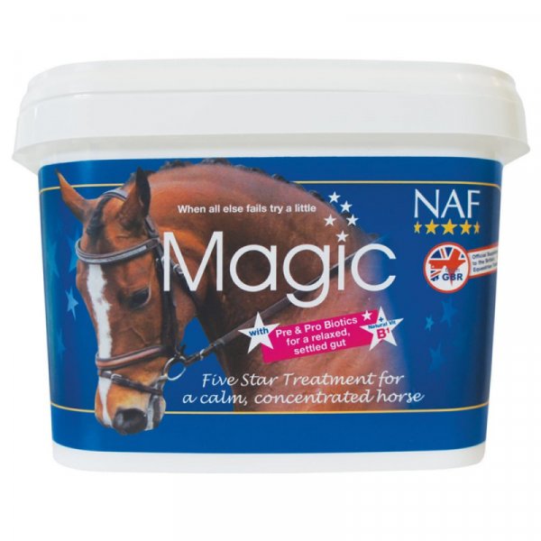 NAF Magic powder, prášek na zklidnění a koncentraci, kyblík 1,5 kg