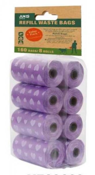 Hygienické sáčky s vůní borovice JUKO (8x20 ks)