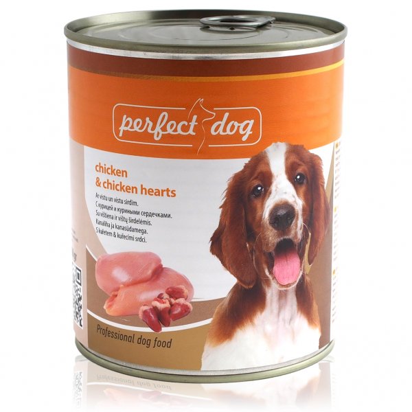 Perfect Dog Chicken&Chicken hearts (kuře&srdce) 800g