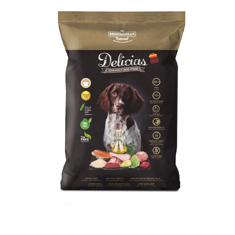 Delicias Dog Adult Soft poloměkké krmivo 1,5 kg