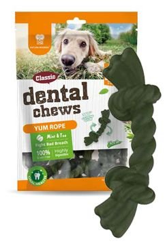 Dental Chews Yum Rope máta a čaj 170g/22ks