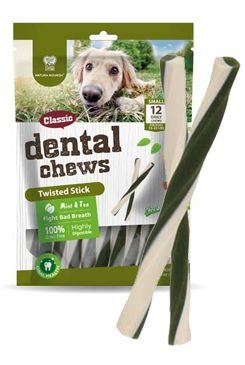 Dental Chews Twisted Stick máta a čaj 170g/12ks