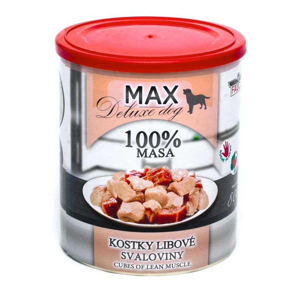 Konzerva MAX kostky libového masa 800g