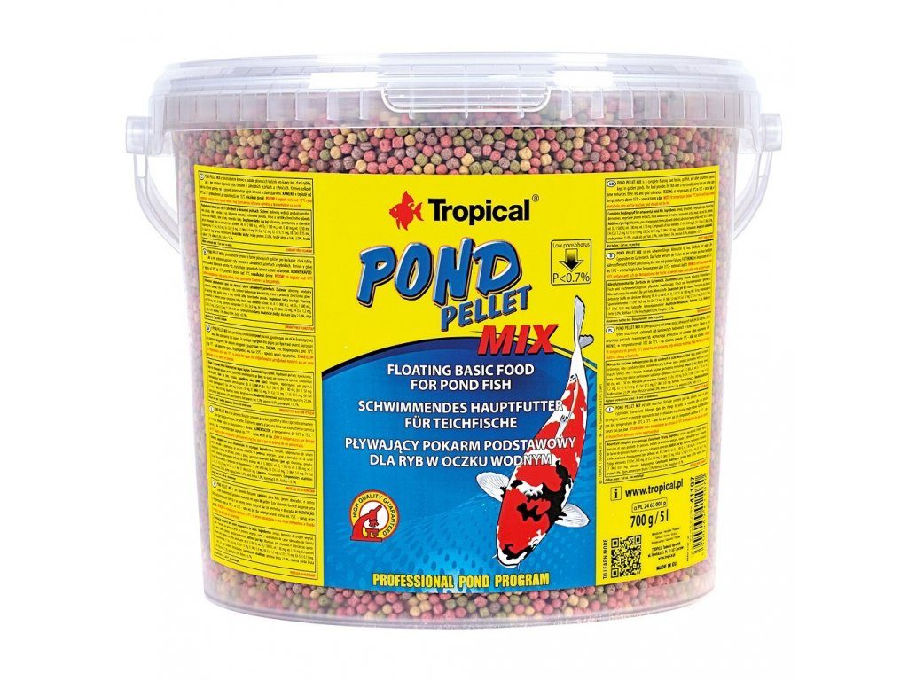 Tropical Pond Pellet Mix 5l kbelík