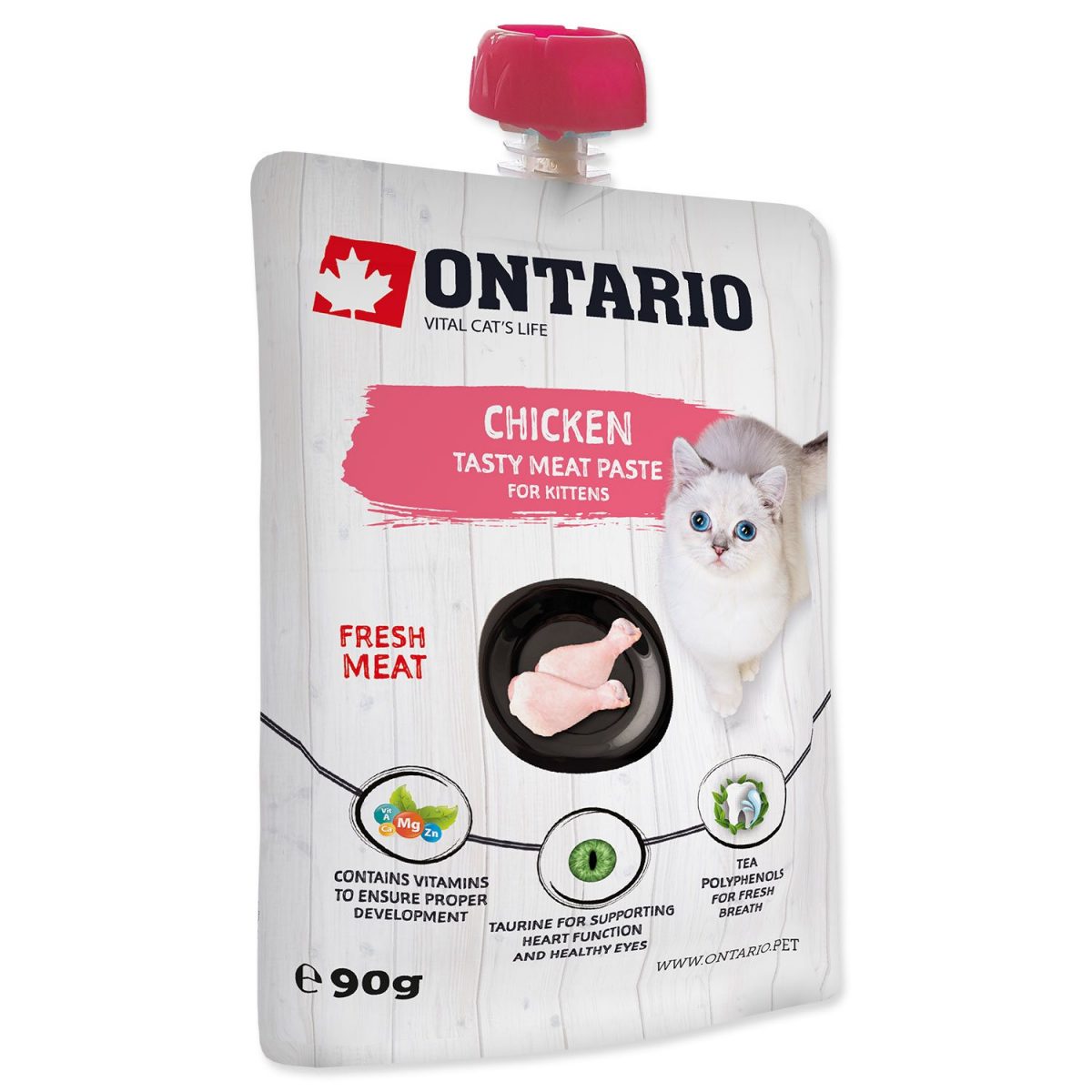 ONTARIO Kitten Chicken Fresh Meat Paste 90g